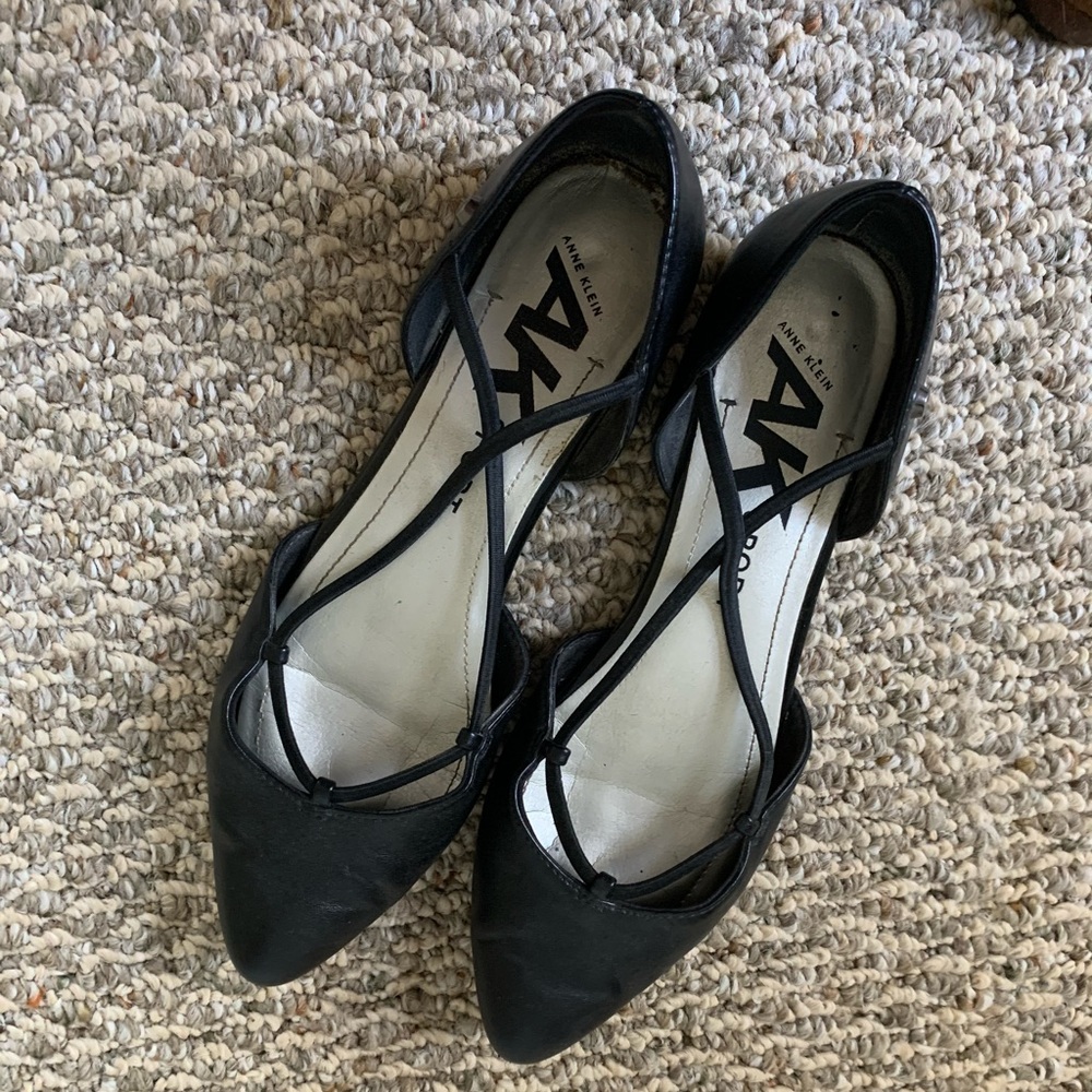 Anne Klein Sport Leather Flats